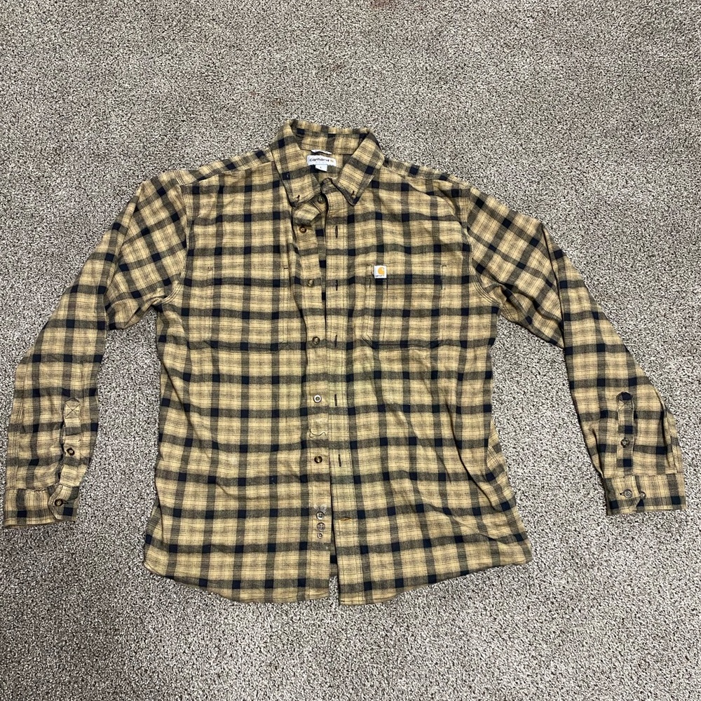 Mens Carhartt brown long sleeve